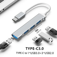 USB хаб Концентратор адаптер USB Type-C Type-C USB, під'єднання 4 пристроїв