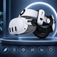 Кріплення BoboVR S3 Pro Super Strap для Meta Quest 3 + Акумулятор B100 10000 mAh — Елітний комфорт та 100-рівневе охолодження
