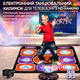 Танцювальний килимок Acelufly для ТБ з HD-камерою: 150+ пісень, Йога, 100+ ігор, Бездротові джойстики, PEVA, Чорний