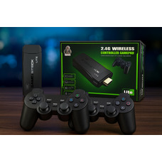 Компактна ігрова приставка HDMI Game Stick Lite M8 64 Gb 4K Ultra HD з бездротовими джойстиками 20000 ігор