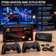 Ігрова консоль DANC X2 Plus Retro 128GB HD Game Stick, понад 40000 ігор, 2 бездротові геймпади, ретро приставка