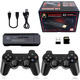 Ігрова консоль DANC X2 Plus Retro 128GB HD Game Stick, понад 40000 ігор, 2 бездротові геймпади, ретро приставка
