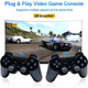 Ігрова консоль DANC X2 Plus Retro 128GB HD Game Stick, понад 40000 ігор, 2 бездротові геймпади, ретро приставка