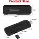 Ігрова консоль DANC X2 Plus Retro 128GB HD Game Stick, понад 40000 ігор, 2 бездротові геймпади, ретро приставка