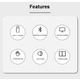 Бездротова клавіатура складана Bluetooth A-plus міні для iPad, Android, Windows, iOS, телефону, планшета, TV Сіра