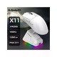Миша бездротова K-SNAKE X11 Black RGB Dock, 12000 DPI, PixArt PAW3311, 63 г, Bluetooth/2.4GHz/USB-C