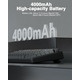 Бездротова механічна клавіатура AULA F75 Black RGB — 75%, Hot-Swap, Bluetooth/2.4GHz/Type-C, Gasket Mount, Бічне гравіювання