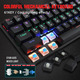 Ігрова механічна клавіатура Snpurdiri 60% V900 Black RGB підсвітка 61 клавіша дротова Type-C для геймерів та роботи