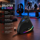 Ігрова вертикальна миша Zelotes C18 RGB, 10000 DPI, програмована, дротова, PMW3325, ергономічна, з панеллю керування для ПК