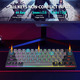 Механічна ігрова клавіатура Snpurdiri 60% Black-Grey: Red Switches, RGB підсвітка, Anti-Ghosting, знімний USB-C кабель