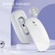 Бездротова акумуляторна мишка Uiosmuph G11 White — безшумна оптична миш Type-C 2.4 ГГц для ноутбука, ПК та Mac