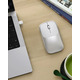 Бездротова алюмінієва миша Satechi Slim EX Silver: Bluetooth 5.3 + 2.4GHz, Multi-Device, Silent Click, USB-C, Срібляста