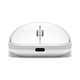 Бездротова алюмінієва миша Satechi Slim EX Silver: Bluetooth 5.3 + 2.4GHz, Multi-Device, Silent Click, USB-C, Срібляста