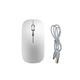 Бездротова миша Wiwu Dual WM104 з акумулятором і Bluetooth (Type-C, USB 2.4 ГГц, комп'ютерна, для Macbook) - Сірий