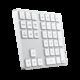 Клавіатура NumPad Satechi Bluetooth Extended Keypad Silver Розширена цифрова клавіатура Satechi Bluetooth