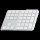 Клавіатура NumPad Satechi Bluetooth Extended Keypad Silver Розширена цифрова клавіатура Satechi Bluetooth