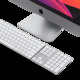 Клавіатура NumPad Satechi Bluetooth Extended Keypad Silver Розширена цифрова клавіатура Satechi Bluetooth