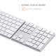 Клавіатура NumPad Satechi Bluetooth Extended Keypad Silver Розширена цифрова клавіатура Satechi Bluetooth