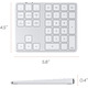 Клавіатура NumPad Satechi Bluetooth Extended Keypad Silver Розширена цифрова клавіатура Satechi Bluetooth