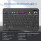 Бездротова компактна клавіатура FINTIE розкладка AZERTY для iOS, Android Windows