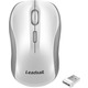 Бездротова миша LeadsaiL, бездротова миша 2.4G, безшумна миша з USB-приймачем, оптичний монітор 1600 DPI, 4-кнопкова миша для лівш