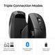 Бездротова миша Keychron M6 Wireless / Bluetooth / USB Black (M6-A1)