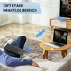Бездротова Bluetooth клавіатура Bnnva з тачпадом для Smart TV, Windows, Android, iOS: Підключення 3 пристроїв (BT + 2.4G)