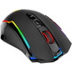Ігрова миша Redragon M914-RGB NIX Black, 3 режими підключення, до 10000 DPI, RGB, 9 кнопок, акумулятор 700 мА·год
