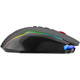 Ігрова миша Redragon M914-RGB NIX Black, 3 режими підключення, до 10000 DPI, RGB, 9 кнопок, акумулятор 700 мА·год