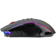 Ігрова миша Redragon M914-RGB NIX Black, 3 режими підключення, до 10000 DPI, RGB, 9 кнопок, акумулятор 700 мА·год
