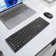Бездротовий комплект клавіатура та миша Rii RK211 Black: Повнорозмірна, безшумна, 2.4ГГц, для ПК, Mac та Smart TV