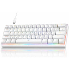 Ігрова механічна клавіатура KEMOVE K61SE, 60-відсоткова дротова RGB-підсвічування N-клавіш Rollover компактна міні-клавіатура