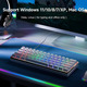 Ігрова механічна клавіатура KEMOVE K61SE, 60-відсоткова дротова RGB-підсвічування N-клавіш Rollover компактна міні-клавіатура