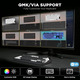 Алюмінієва механічна клавіатура YUNZII AL80 Black: РК-дисплей, Gasket Mount, BT/2.4G/USB-C, QMK/VIA, Cocoa Cream v2