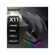 Миша бездротова K-SNAKE X11 Black RGB Dock, 12000 DPI, PixArt PAW3311, 63 г, Bluetooth/2.4GHz/USB-C