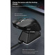 Миша бездротова K-SNAKE X11 Black RGB Dock, 12000 DPI, PixArt PAW3311, 63 г, Bluetooth/2.4GHz/USB-C