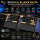 Механічна роздільна клавіатура RK ROYAL KLUDGE RKS70 RGB: Бездротова 2.4GHz/BT/USB-C, Hot-Swap, 75%, Чорна