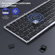Складана бездротова Bluetooth клавіатура Seenda з цифровим блоком повнорозмірна портативна міні клавіатура чорна