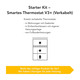 Розумний термостат TADO Starter Kit V3+ Стартовий комплект розумного термостата для котла та теплої підлоги