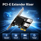 Адаптер PCI-E Extender Riser від 1 до 4 слотів PCI-E 1X для відеокарти, зовнішня карта, адаптер PCI-E для настільного комп'ютера