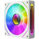 Вентилятор для корпусу Jungle Leopard Prism 120 Pro ARGB Reverse White — кулер 120 мм з ефектом нескінченного дзеркала