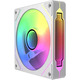 Вентилятор для корпусу Jungle Leopard Prism 120 Pro ARGB Reverse White — кулер 120 мм з ефектом нескінченного дзеркала
