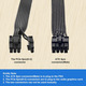 Кабель PCIe 8Pin (6+2) для Corsair RM/HX/CX-M, Thermaltake, Rosewill Photon, 25" YieJoya, PSU → GPU