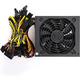 Блок живлення Bitcoin Miner 1800 Вт для майнінгу 110-1600 Вт, джерело живлення для майнінгової установки, блок живлення 12 В, блок