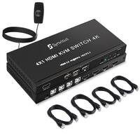 СТОК 4-портовий KVM-перемикач HDMI Synvisus