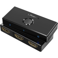 Перемикач HDMI Portta двонаправлений 4K 60 Гц для телевізорів та ігрових консолей з підтримкою HDR