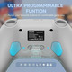 Бездротовий геймпад Контролер ECHTPower, у ретро Switch Pro, сумісний із Switch/OLED/ПК/Android/iOS, сірий