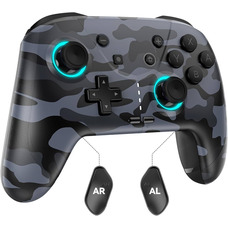 Бездротовий геймпадКонтролер з RGB-підсвіткою для Nintendo Switch 2/1/Lite/OLED, Bluetooth для iPhone/Android/ПК/Steam/Mac/iPad