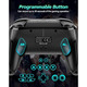 Бездротовий геймпадКонтролер з RGB-підсвіткою для Nintendo Switch 2/1/Lite/OLED, Bluetooth для iPhone/Android/ПК/Steam/Mac/iPad