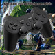 Бездротовий ігровий контролер Diswoe для PlayStation 3 та ПК — Bluetooth Геймпад, Double Shock, 6-осьовий гіроскоп, Чорний